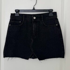 Black Zara Denim Skirt